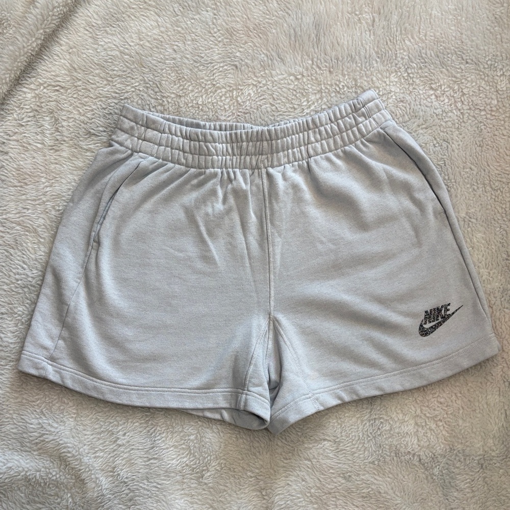 Nike Women's Light Gray Athletic Shorts